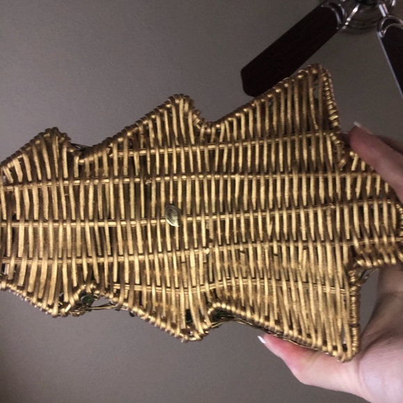 Wicker/Wire Tree-Painted Gold - From Pier 1 - Picture 4 of 5